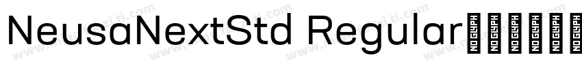 NeusaNextStd Regular字体转换